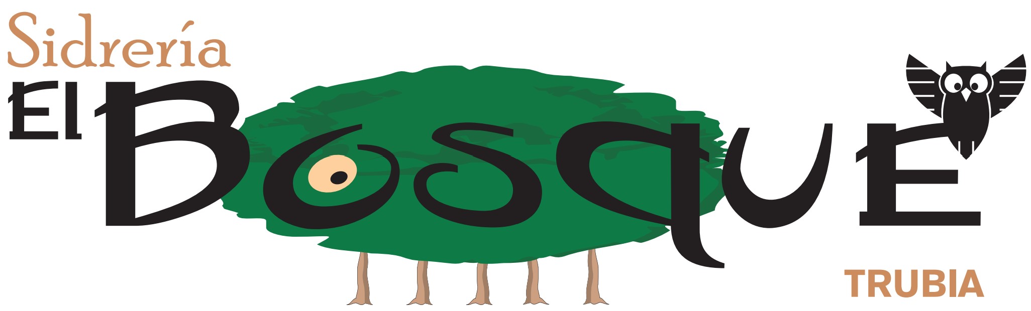 Logo sidreria el bosque